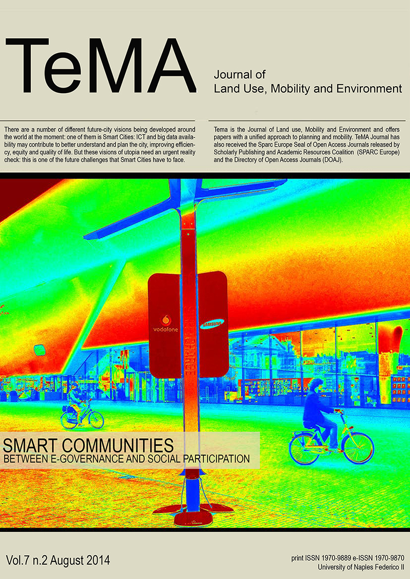 26_Vol 7 N° 2 (2014) Smart Cities Challenges Smart Communities Between E-Governance and Social Participation