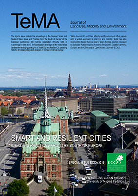 ECCA 2015 - Smart and Resilient Cities. Ideas and Practices from the South of Europe